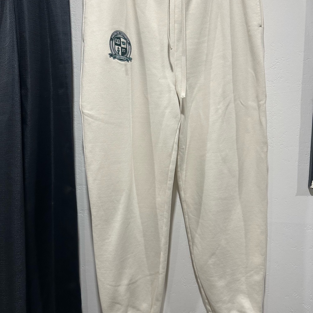 Favorite Daughter Off-White Joggers with Logo